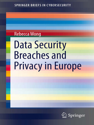 cover image of Data Security Breaches and Privacy in Europe